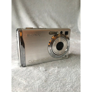 Sony Cyber-shot DSC-W90 8.1MP Digital Camera Silver with Battery Charger  & battery