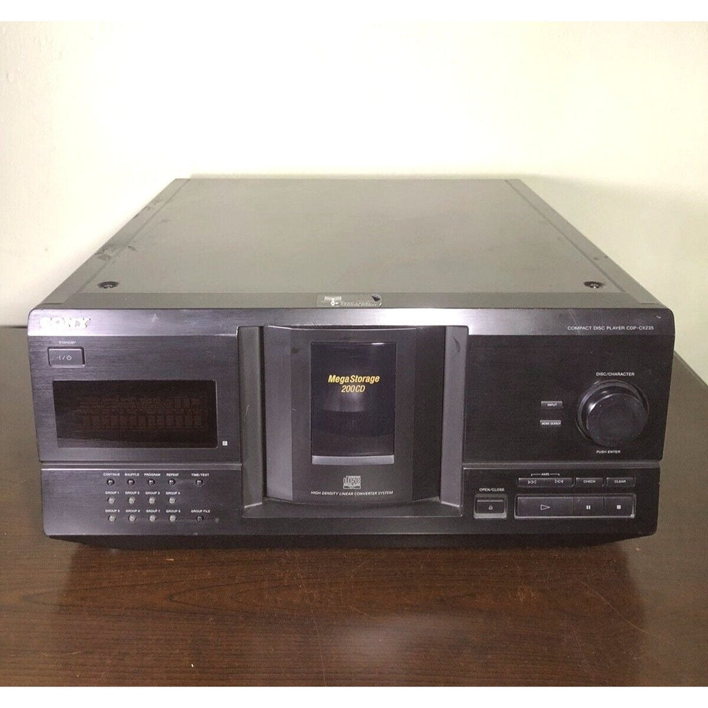 Sony CDP-CX235 MegaStorage Compact Disc Player CD 200 Disc