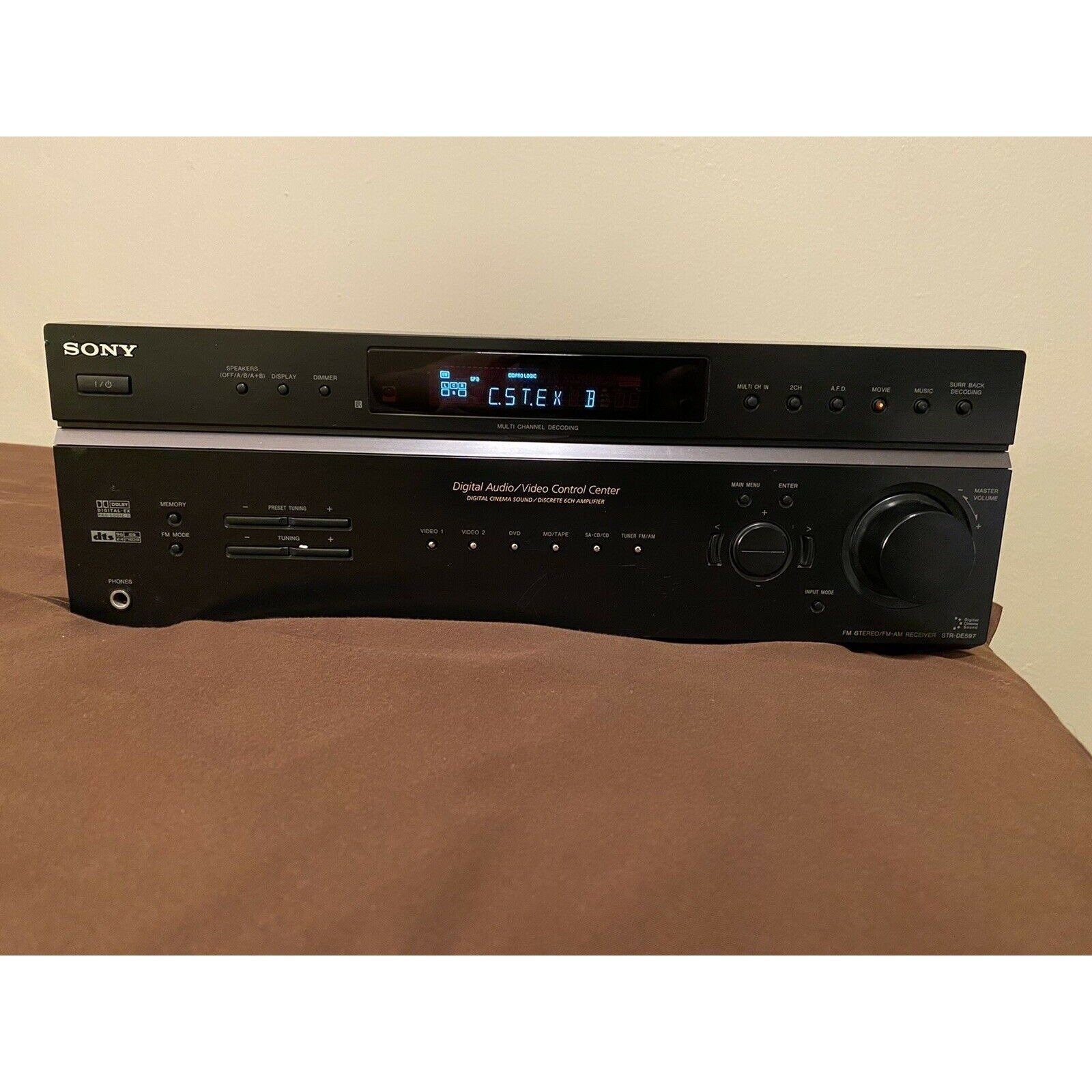 Sony Str-DE597 AM FM Stereo Receiver 6.1 Channel Audio/Video Home Theater