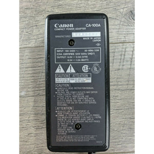 Canon CA-100A Compact Power Adapter Genuine Camcorder Battery Charger