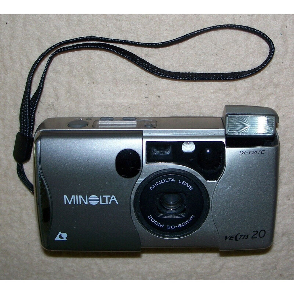 Minolta Vectis 20 IX-Date Film Camera, Zoom 30-60mm Lens