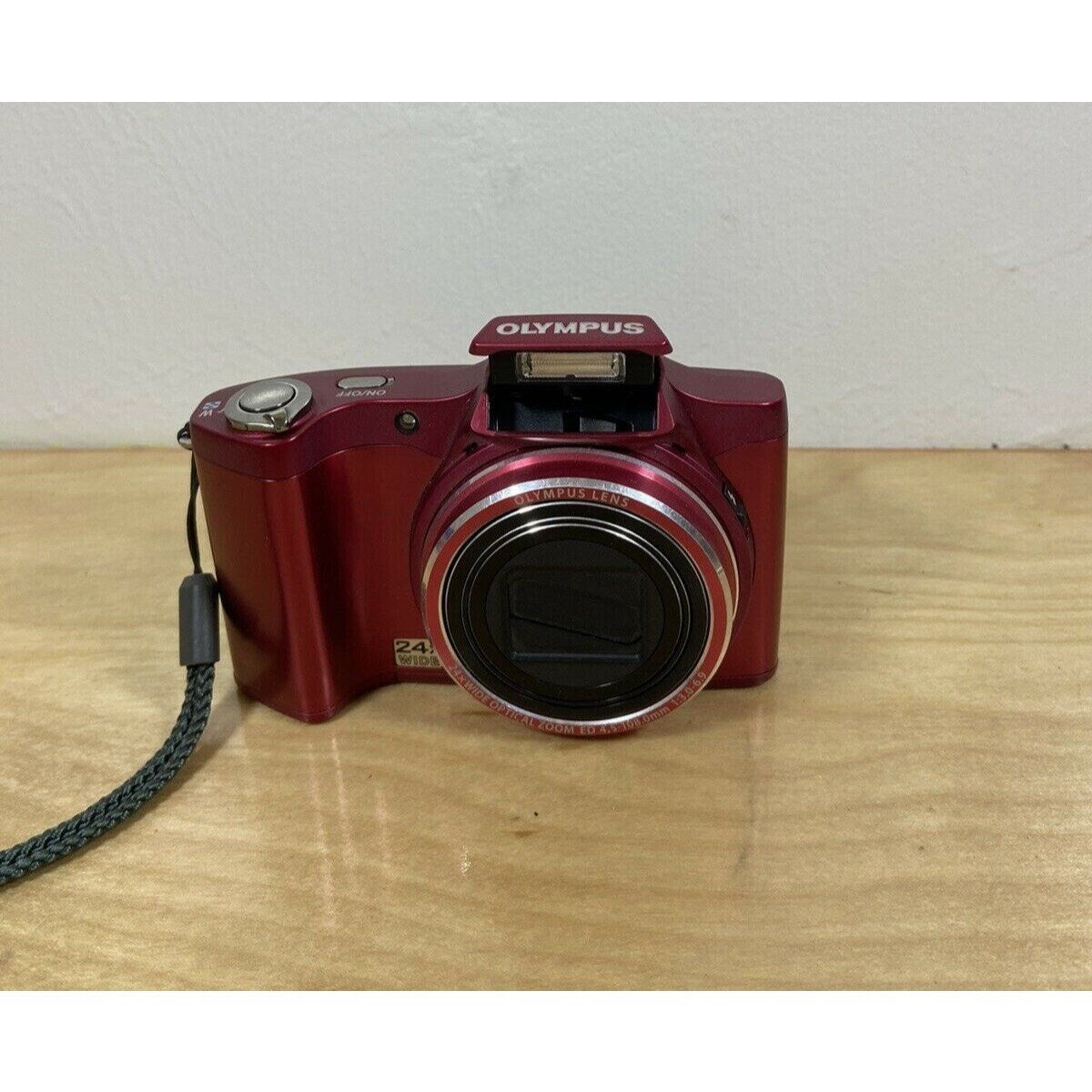 Olympus SZ14 Digital Camera - Red 14MP Optical Zoom 24x