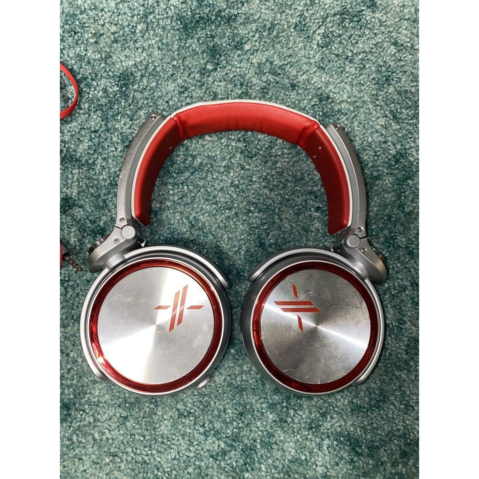 Sony MDR-X10 Foldable Headphones - Red/Silver