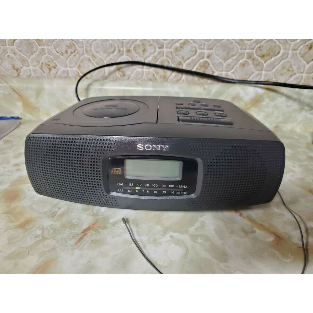 Sony ICF-CD820 Stereo Am/FM CD Clock Radio Alarm