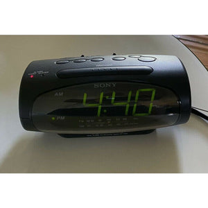 Sony Dream Machine Dual Alarm FM AM Clock Radio ICF-C490 Black