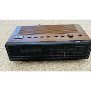 Panasonic RC-65 AM FM Digital Alarm Clock Radio Faux Wood