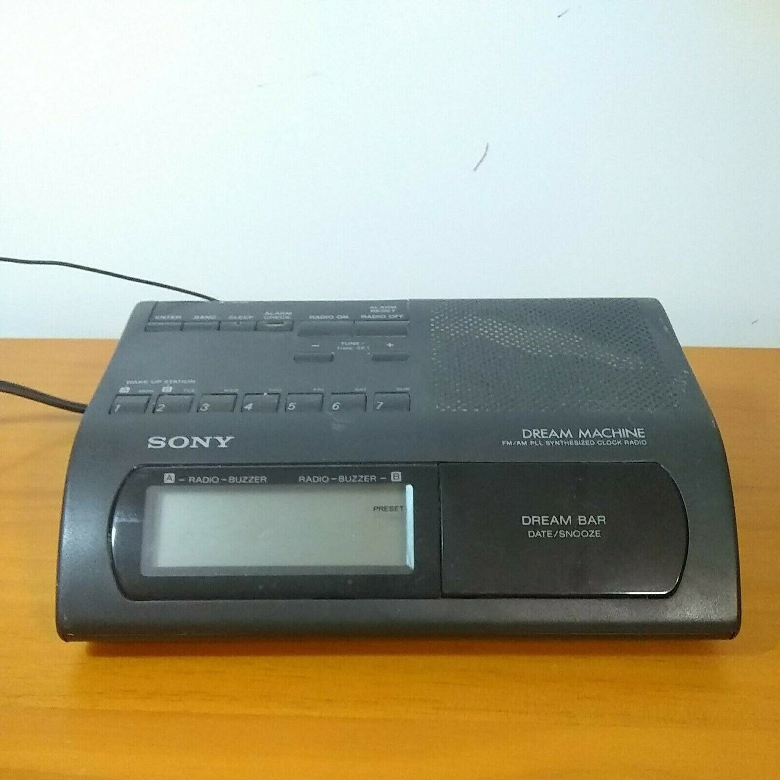 Sony ICF-C303 Am/Fm Dream Machine Alarm Clock Radio/Synthesized Clock