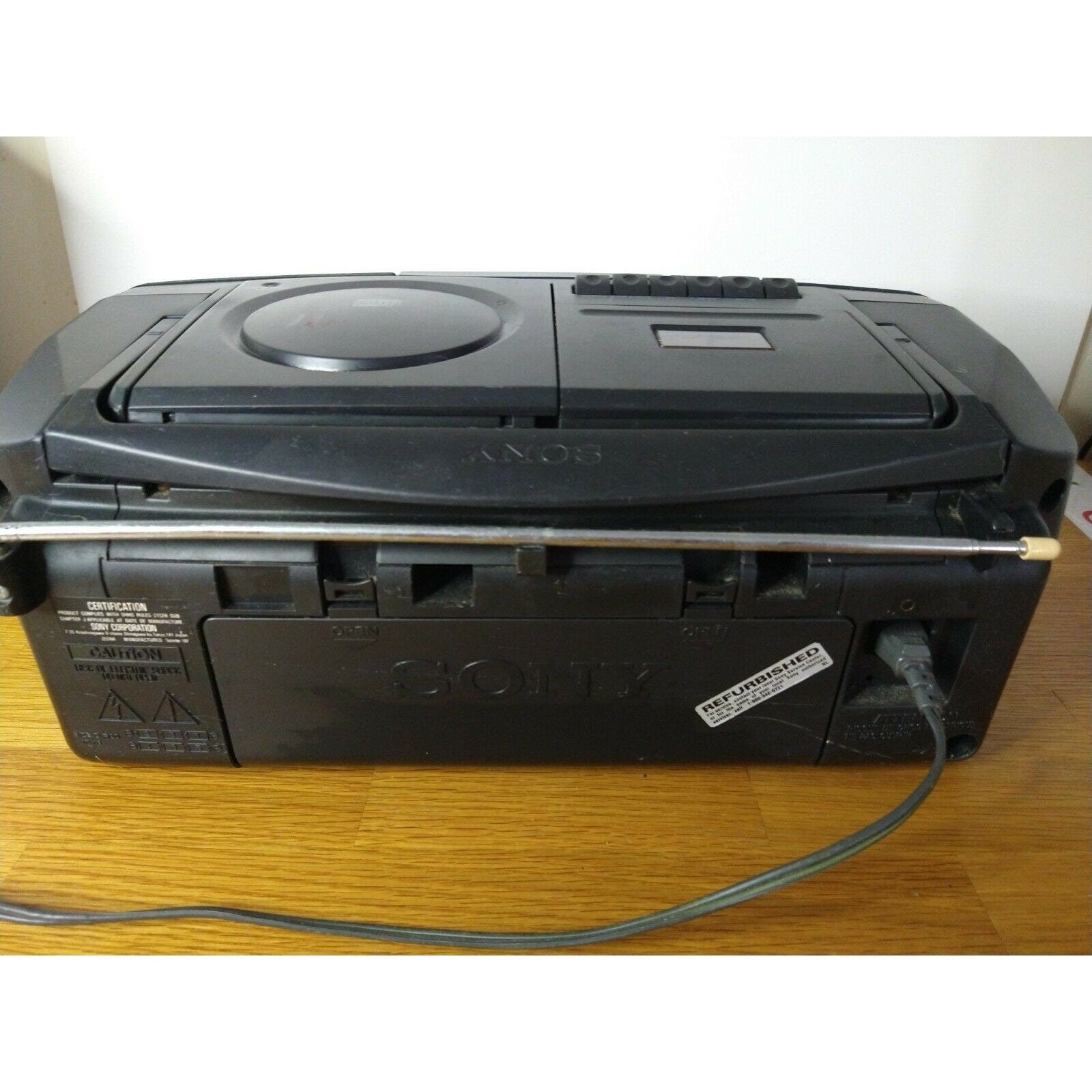 Sony CFD-S33 Am/Fm Radio CD Cassette Stereo Player Mega Bass Portable Boombox