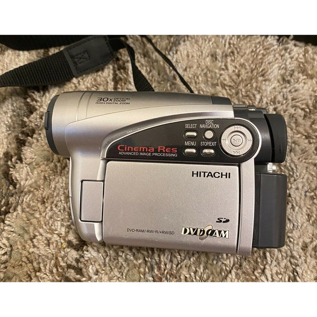 Hitachi DZ-GX5080A DVD Camcorder Cinema Res 30x Zoom 1500X Digital Zoom