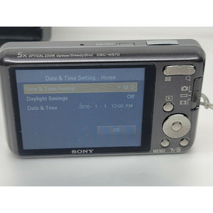 Sony Cyber-shot DSC-W570 16.1MP Digital Camera Silver