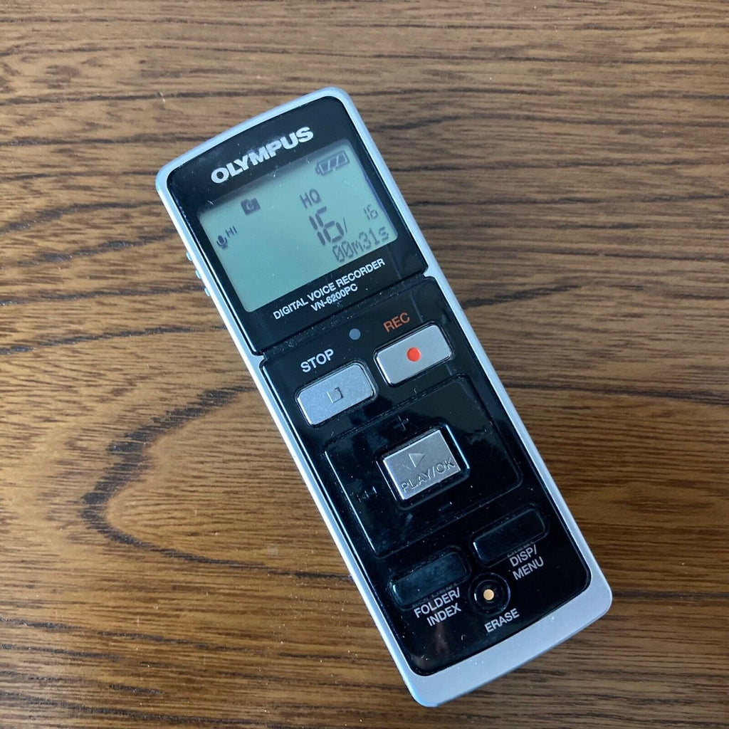 Olympus VN-6200 (1024 MB, 444 Hours) Handheld Digital Voice Recorder