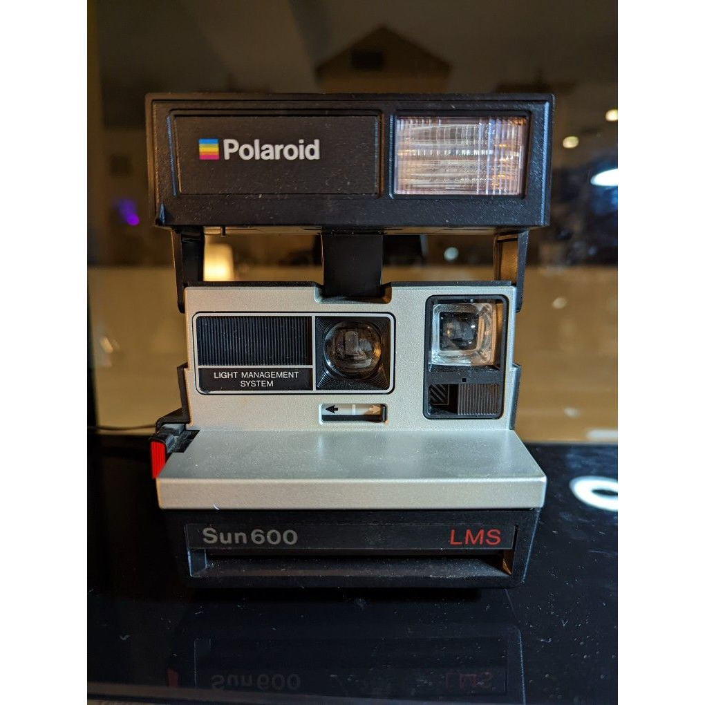 Polaroid Sun 600 LMS Black and Silver Instant Film Camera